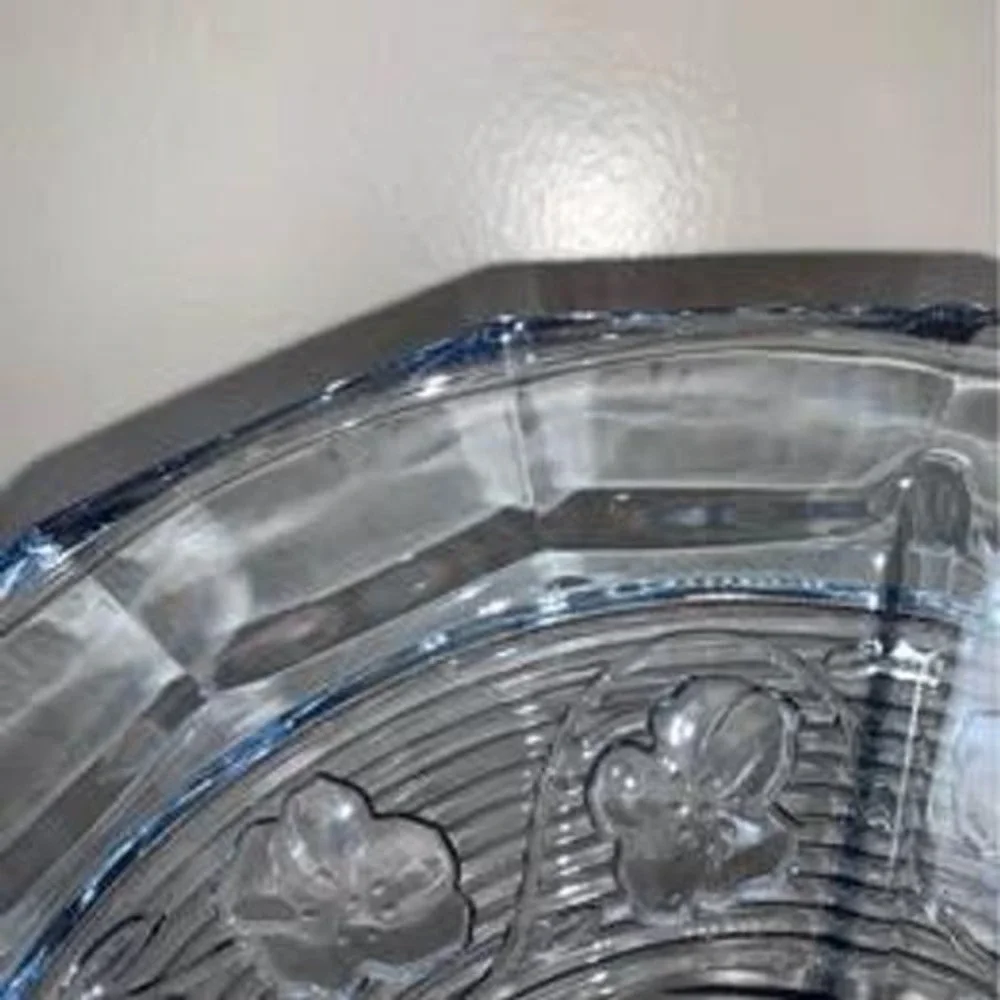 Vintage Anchor Hocking‎ Avalon Blue divided dish